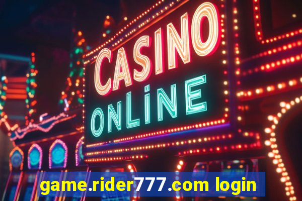 game.rider777.com login